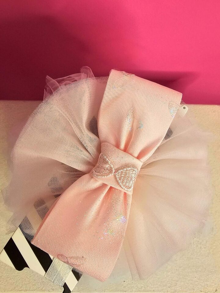 Fiyonk Detaylı Tütülü Elbise - Pembe